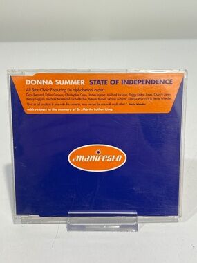 🤯5 for $20🤯 Donna Summer “State Of Independence” CD Single [Dance Pop House]